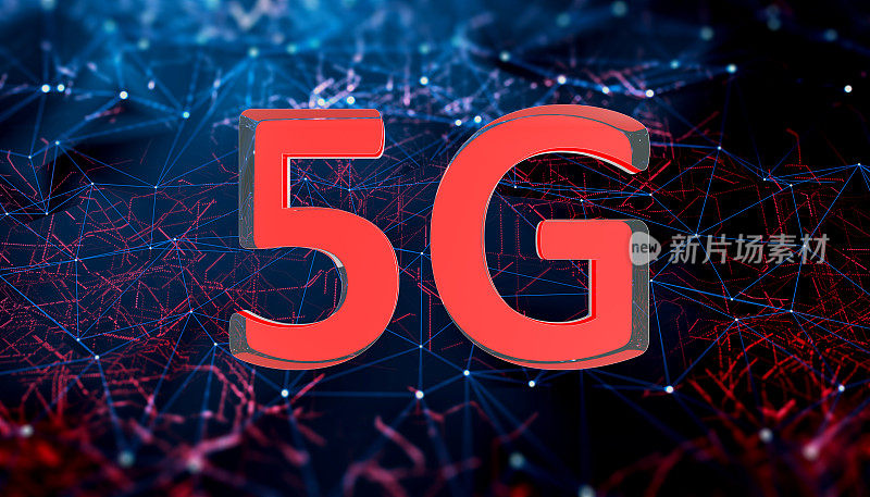 5G wifi技术数字概念